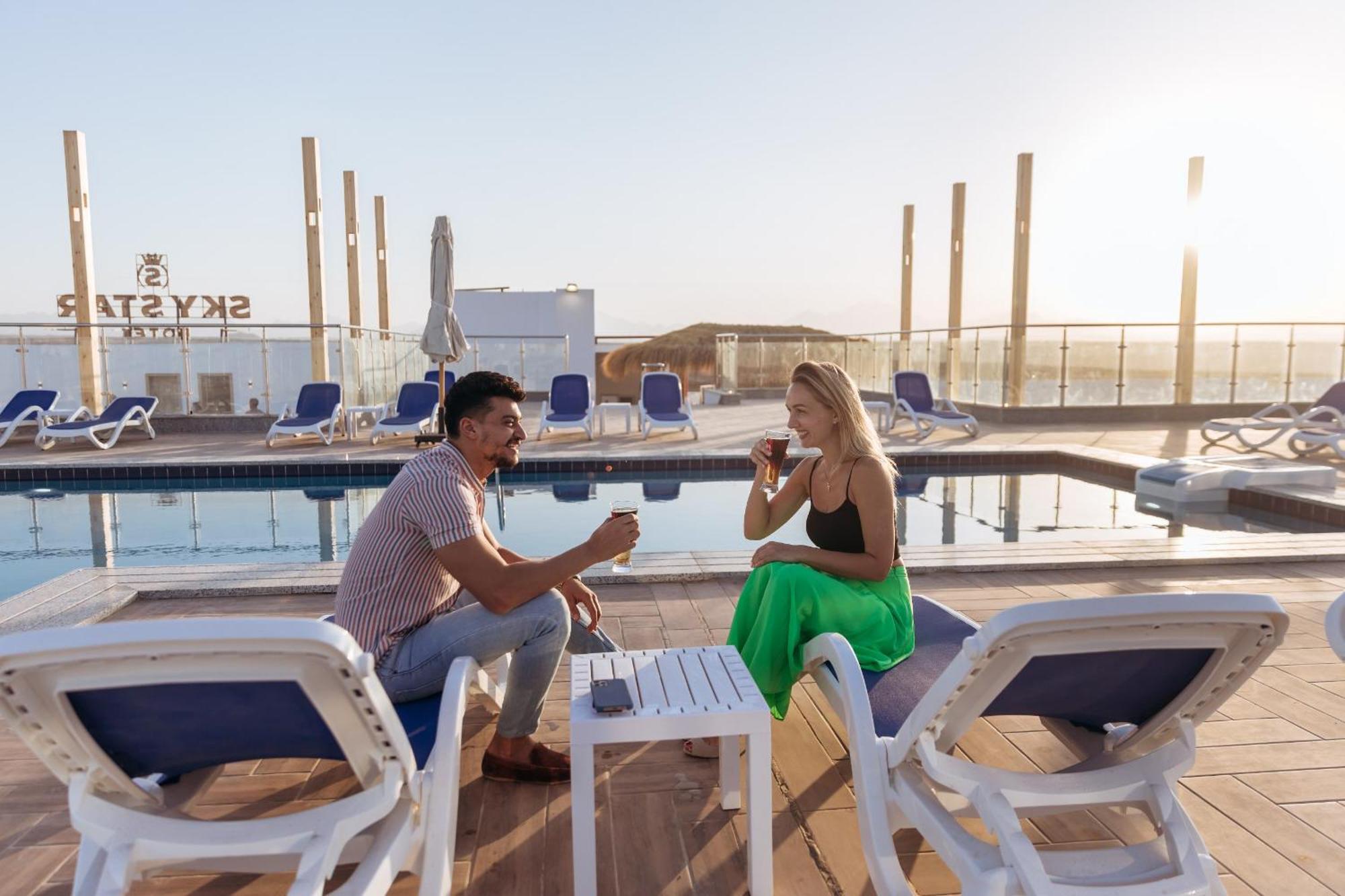 Sky Star Hotel Free Shuttle To Hurghada City Center Exterior foto